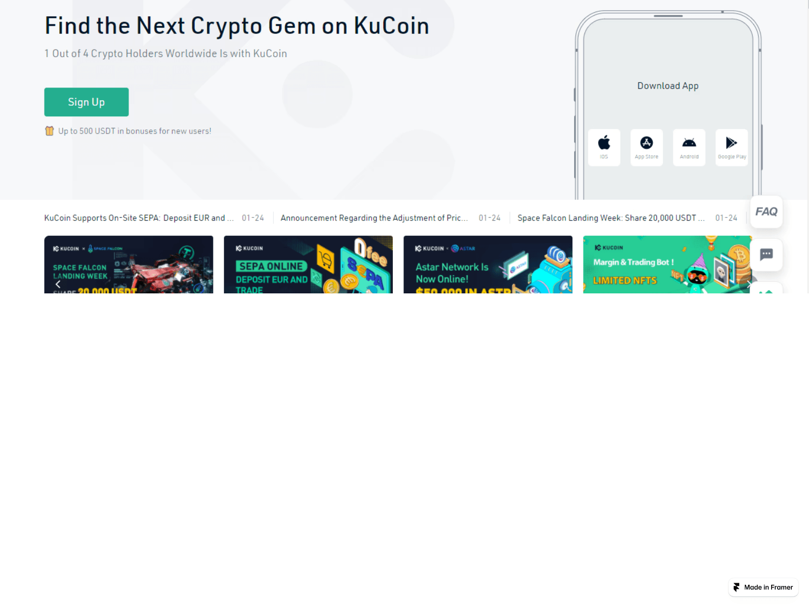 Screenshot of manage-kucoin-en.framer.ai