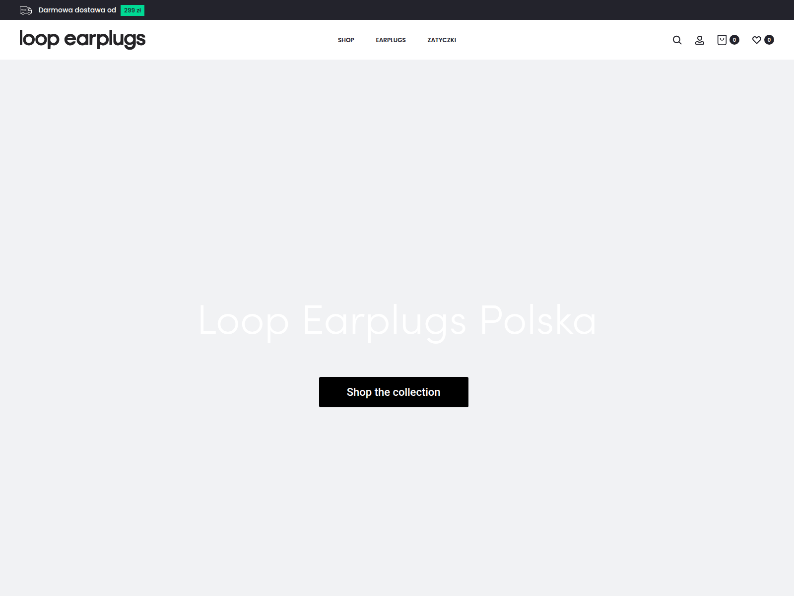 Screenshot of zatyczkiloopearplugs.com
