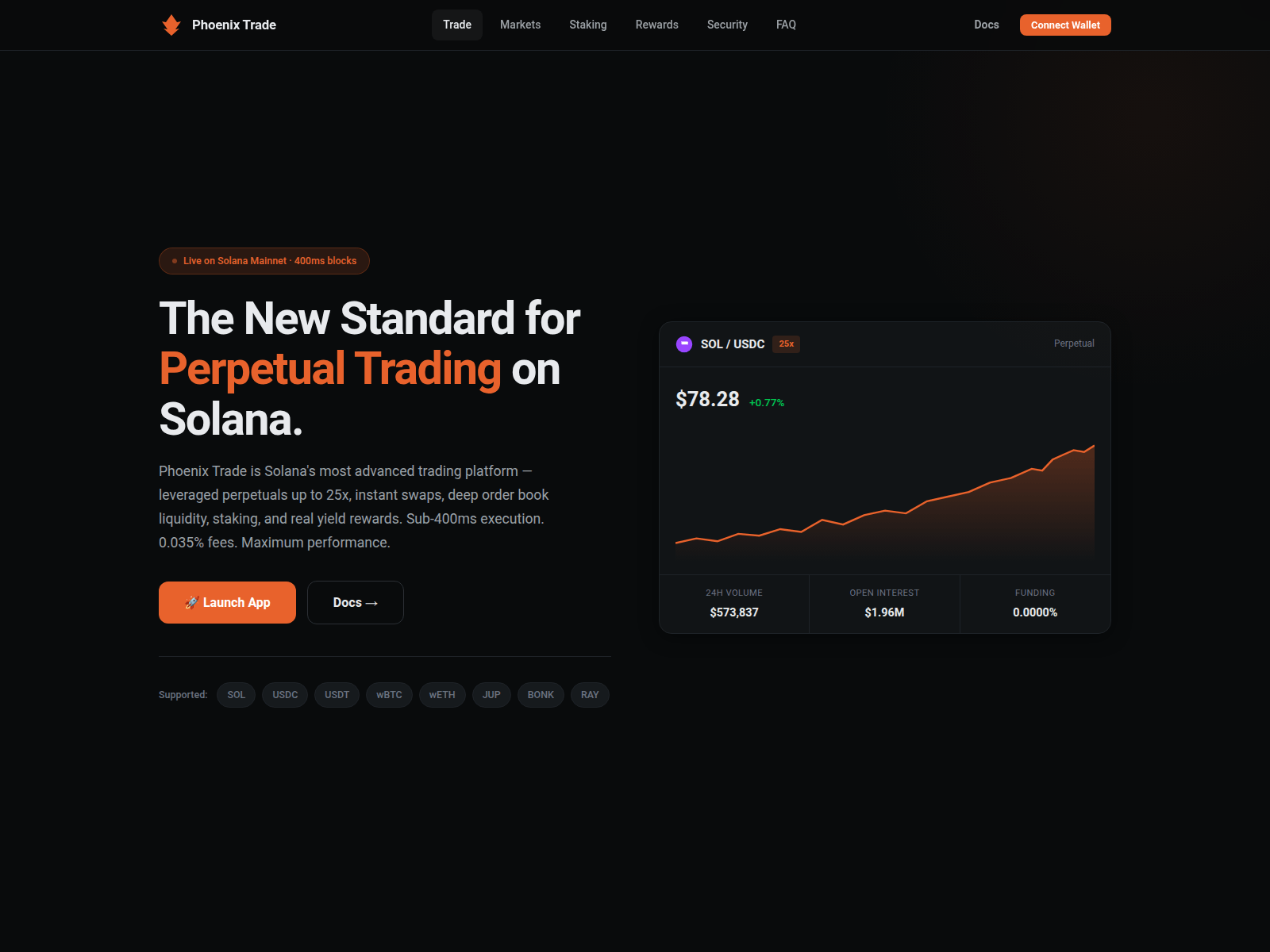Screenshot of phoenix-trade.org