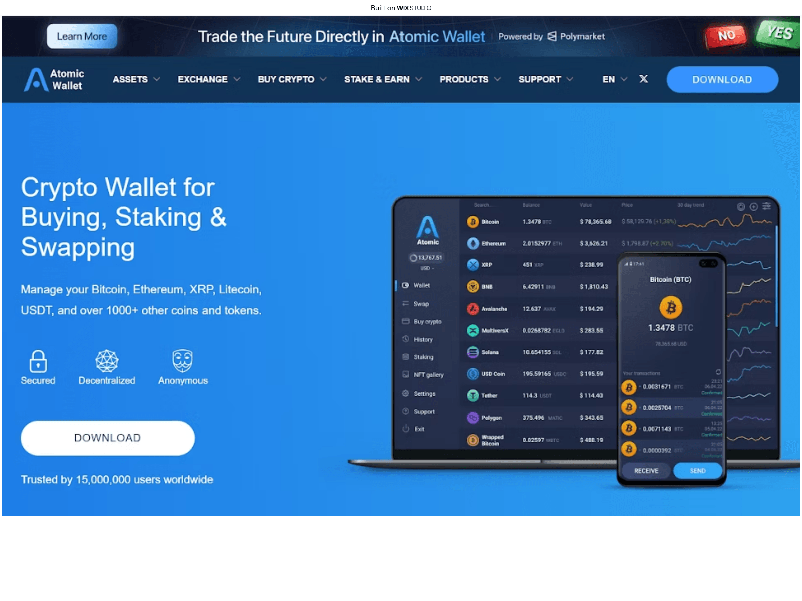 Screenshot of access-atomicio.wixstudio.com