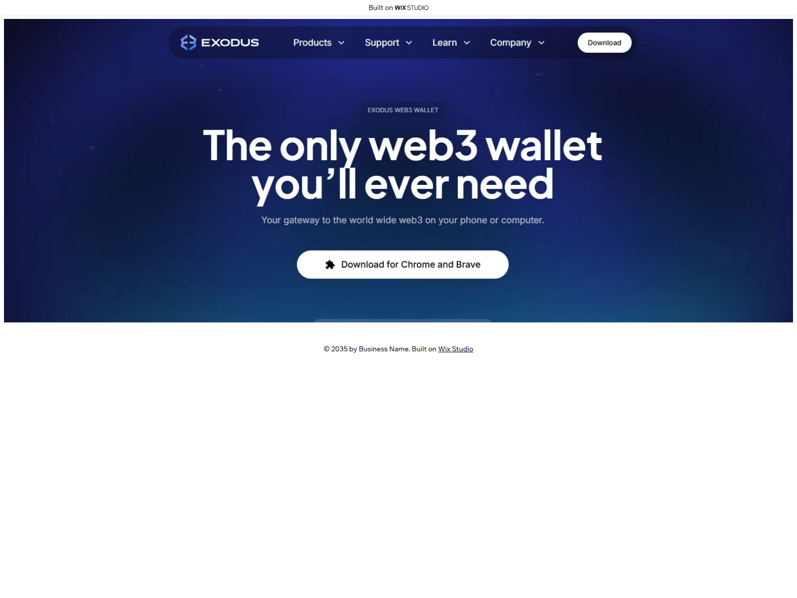 Screenshot of appsraby-extnsion.wixstudio.com