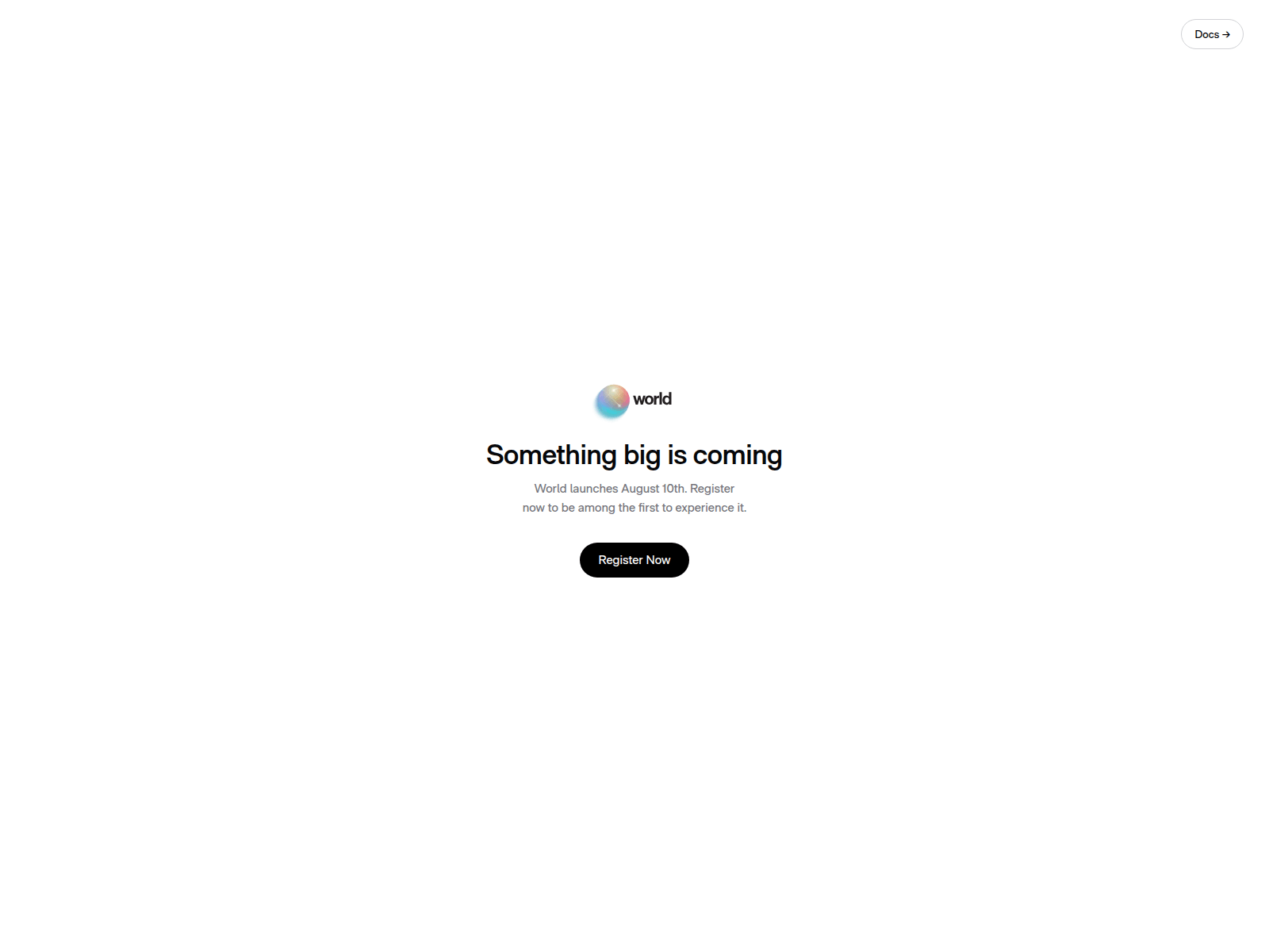 Screenshot of register-world.app