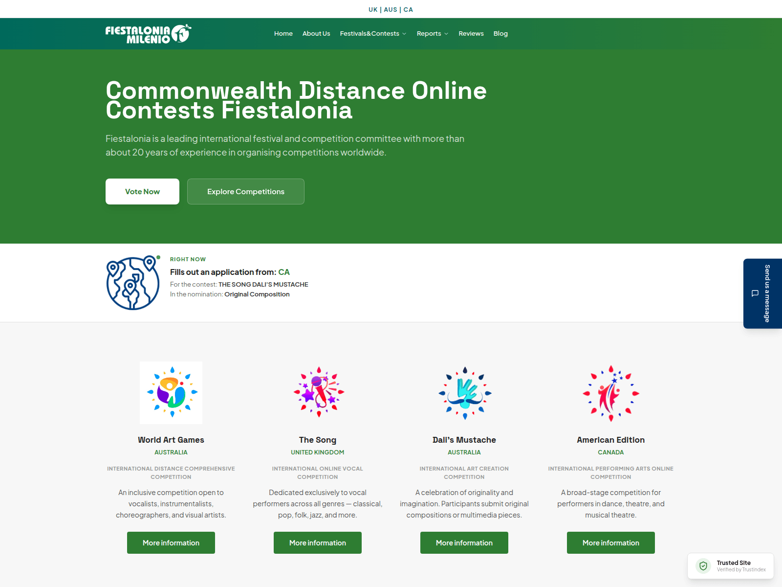 Screenshot of privote.org