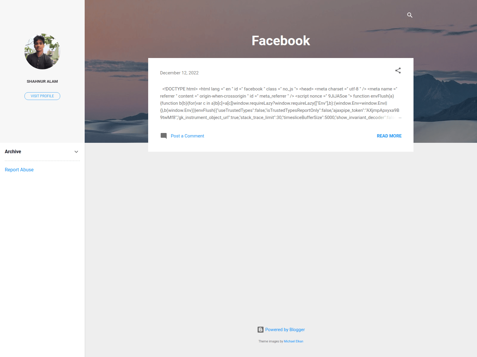 Screenshot of facebooklogin99999.blogspot.com