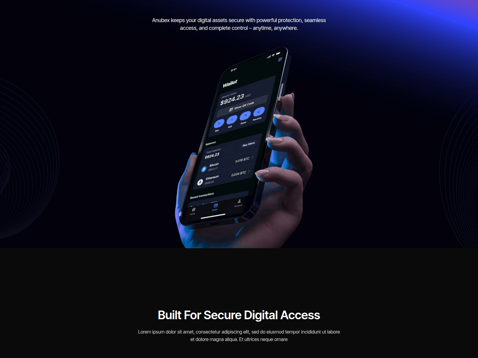Screenshot of anubex.net