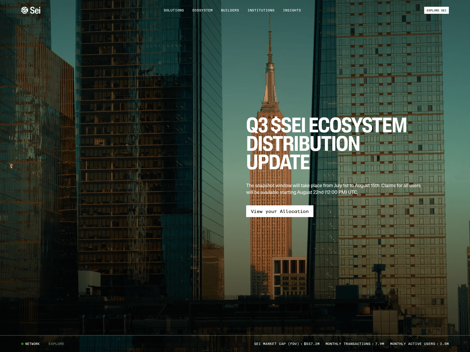 Screenshot of proposal-sei.xyz