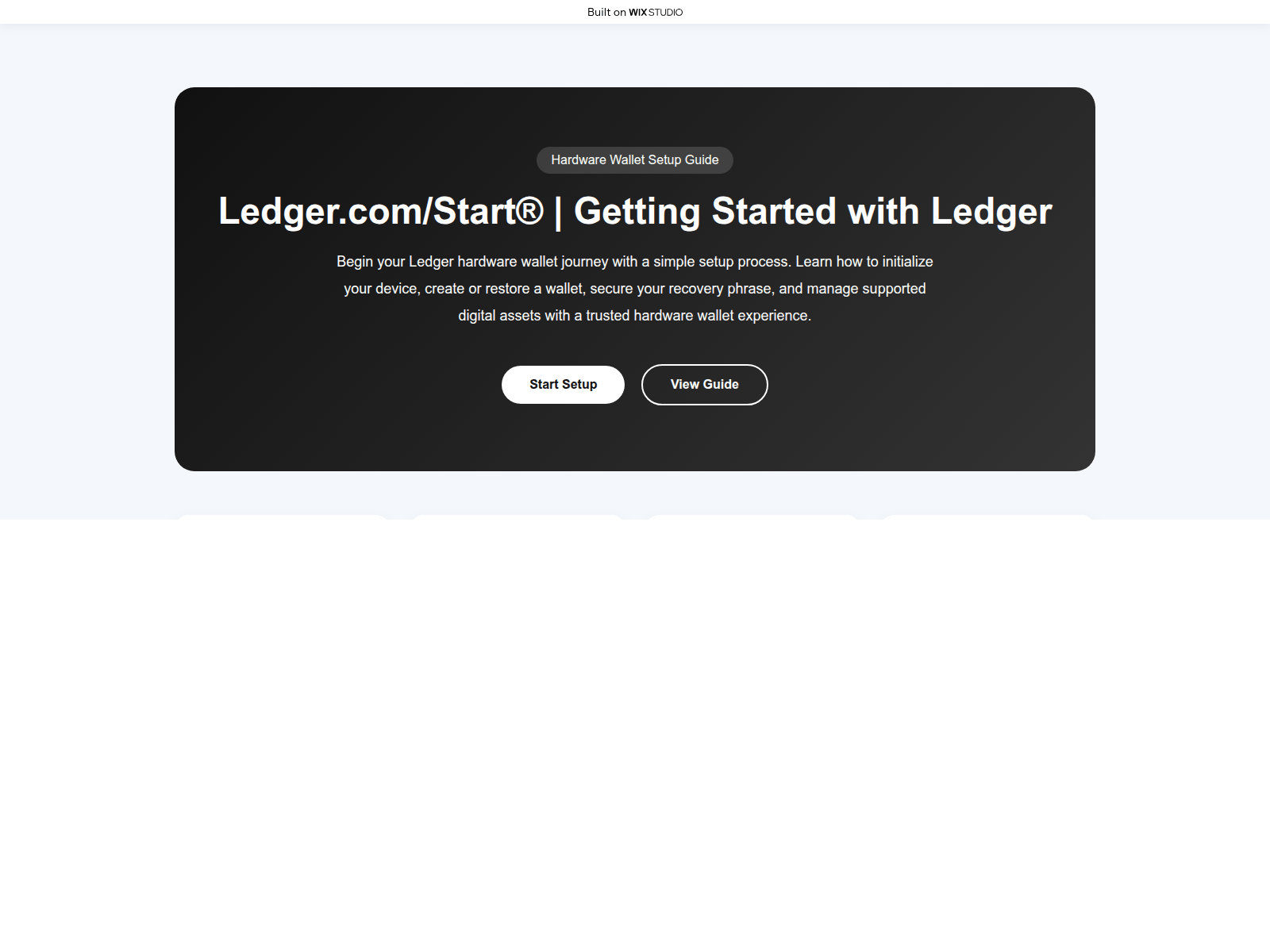 Screenshot of webstartcdn-ledge.wixstudio.com