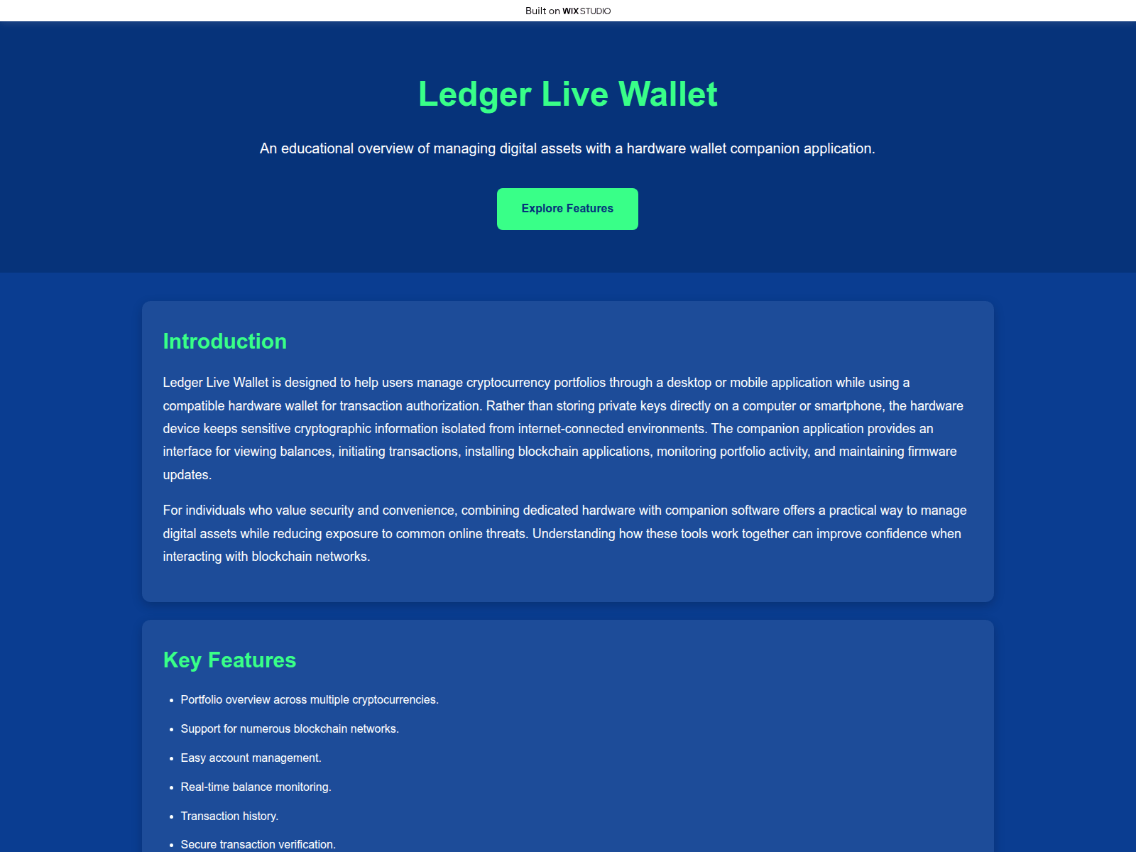 Screenshot of startlive-ledzrapp.wixstudio.com