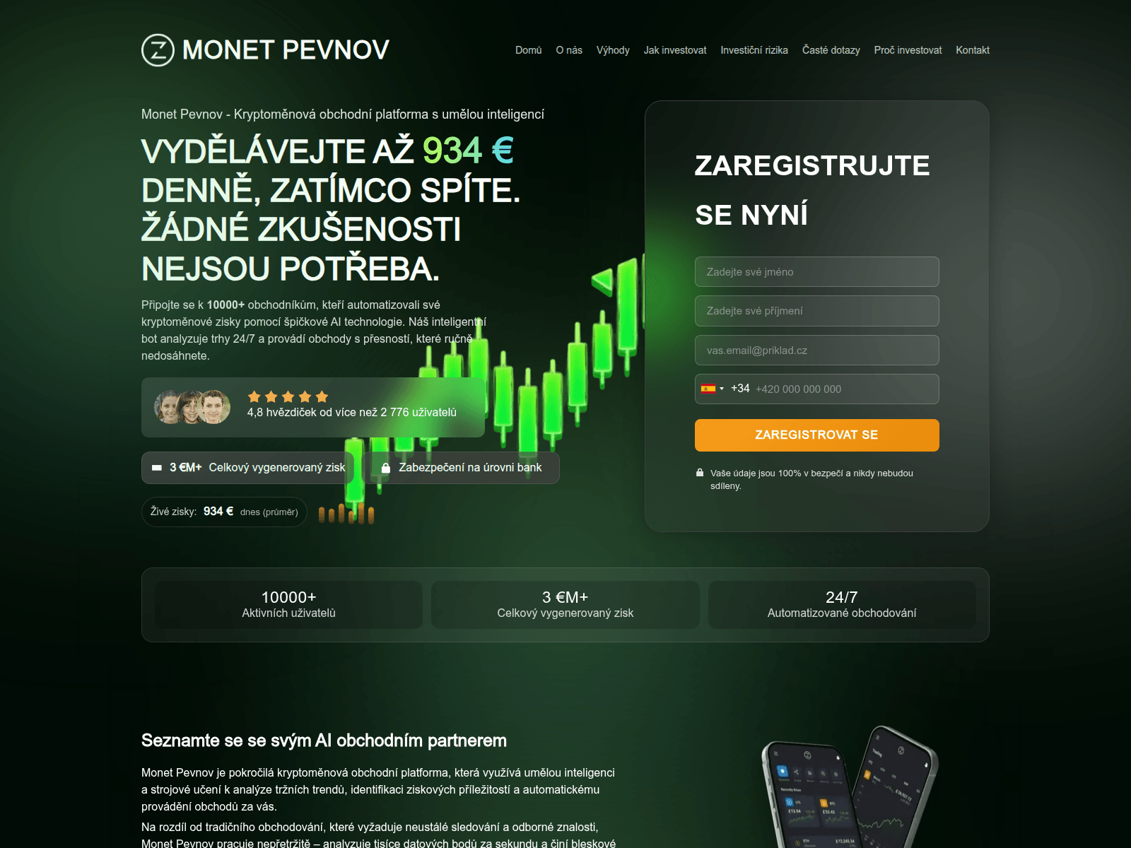 Captura de pantalla de monetpevnov.com