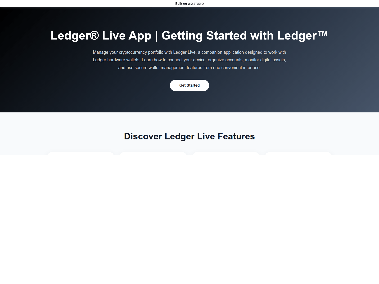 Screenshot of page-ldgrcdn.wixstudio.com