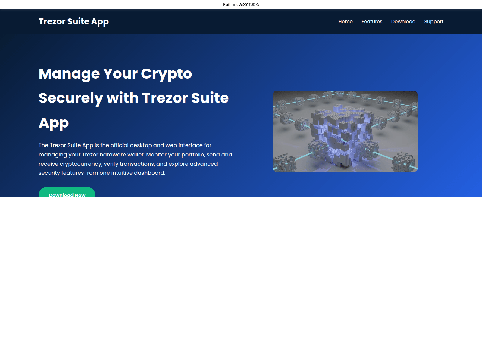 Screenshot of begin-suites-en.wixstudio.com
