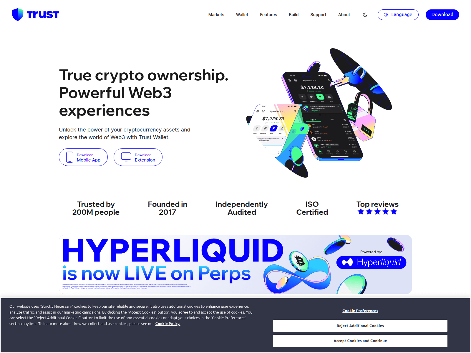 Screenshot of waves-trust-wallet.com