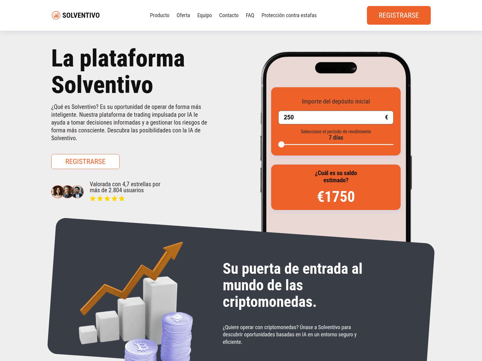 Screenshot of solventivo-ia.com