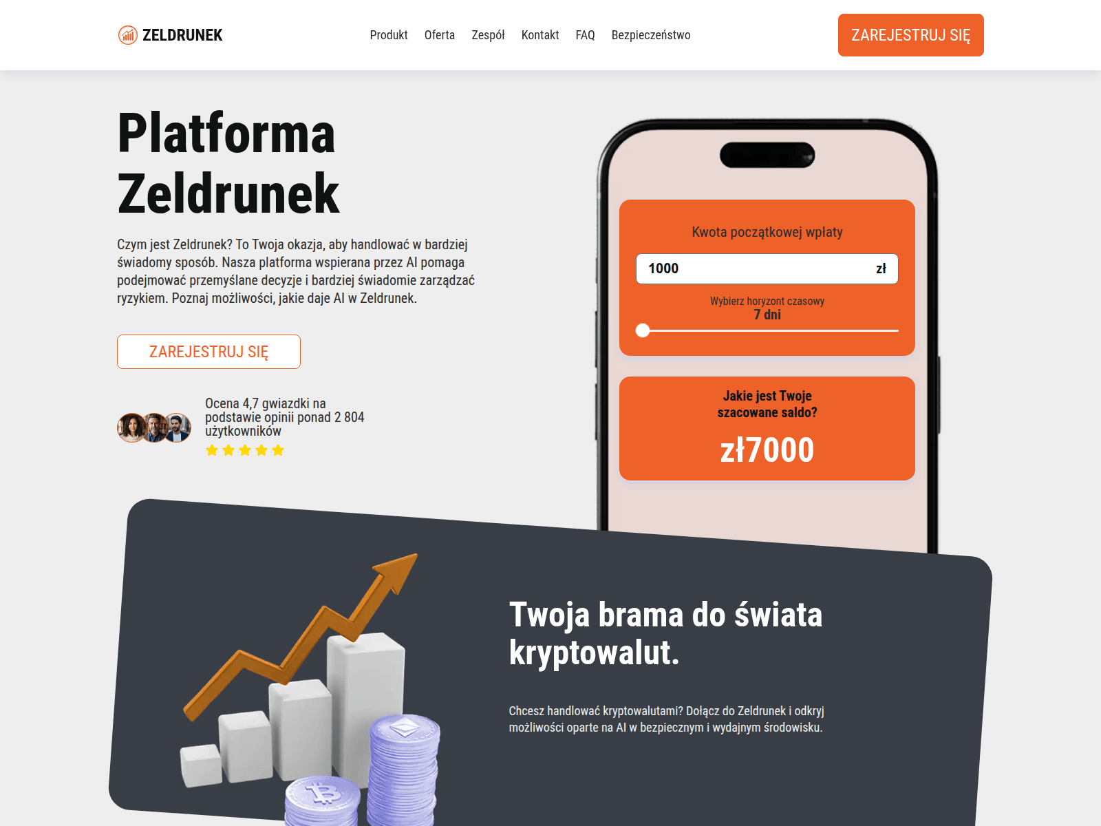 Screenshot of zeldrunek-ai.net