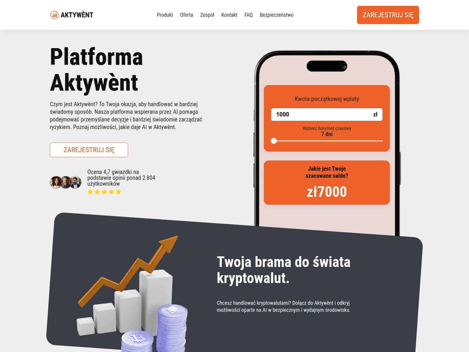 Screenshot of aktywent-ai.com