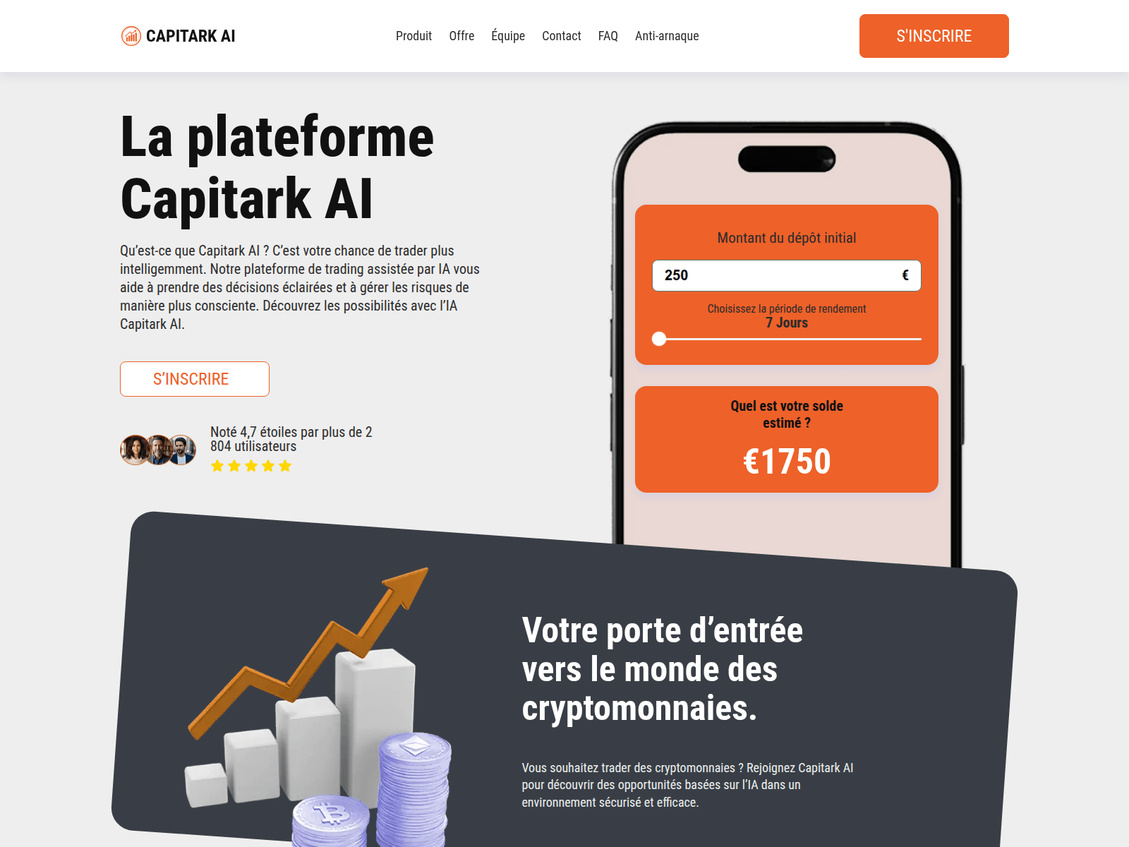 Screenshot of capitarkai.net