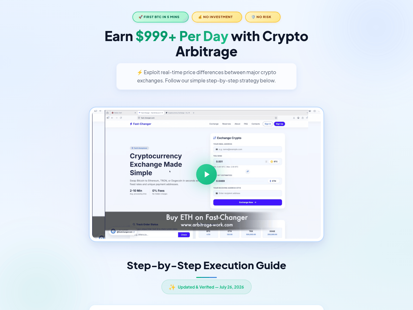 Screenshot of arbitrage-work.com