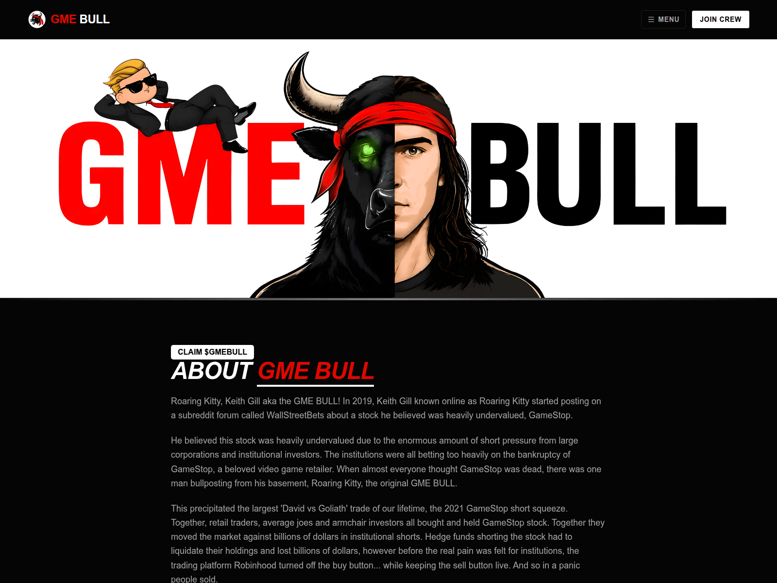 Screenshot of gmebull.info