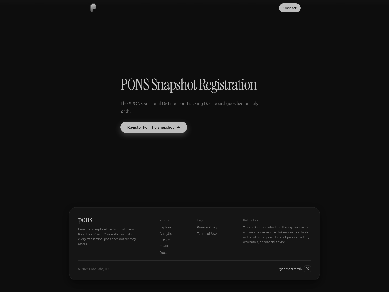 Screenshot of register-ponsfamily.com