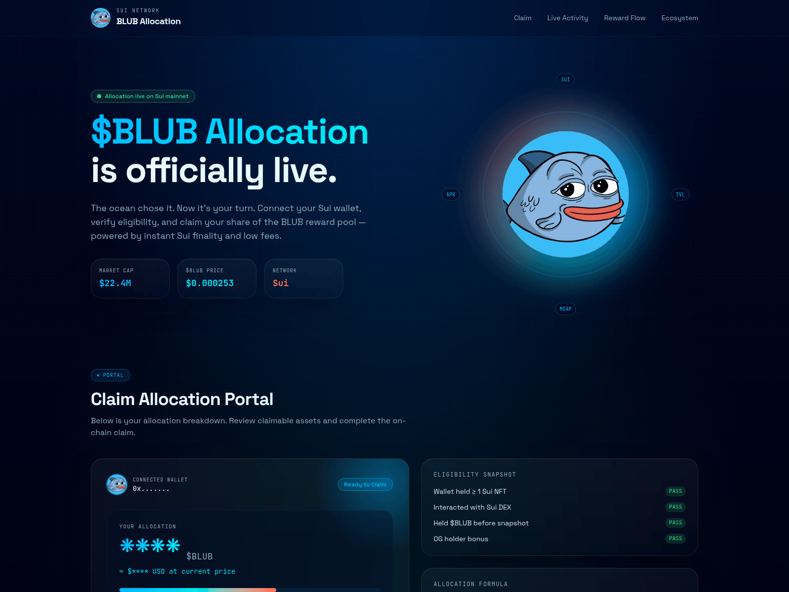 Screenshot of blublabs.info