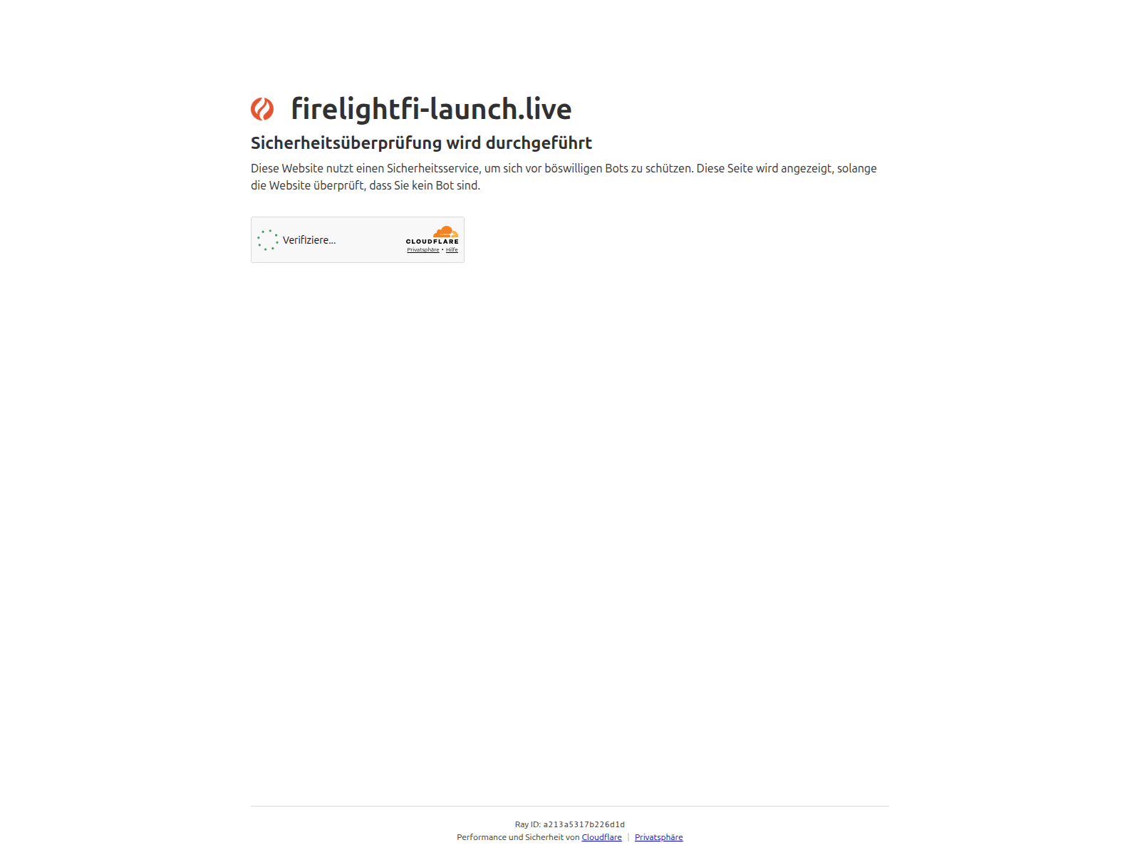 Screenshot of firelightfi-launch.live