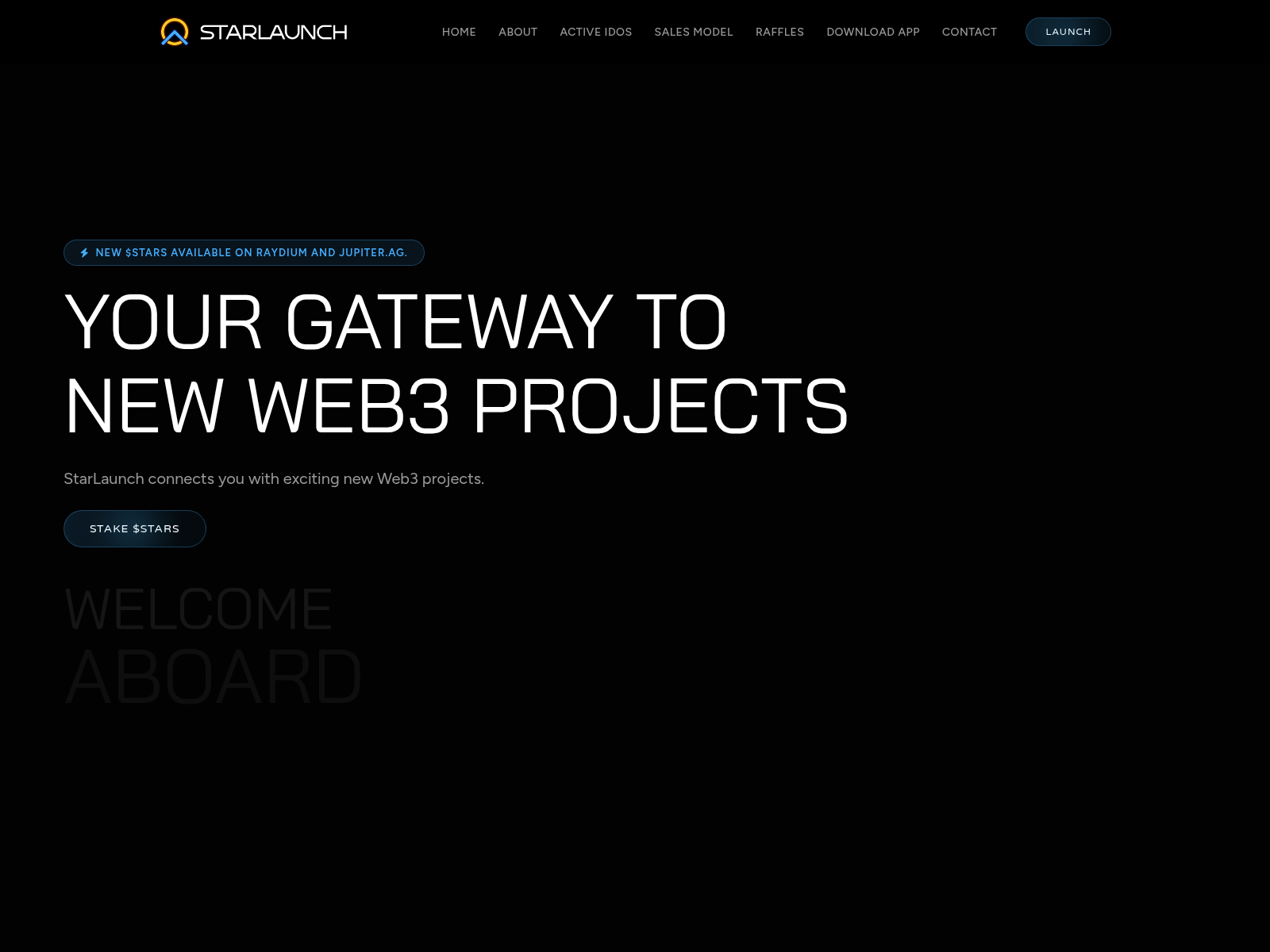 Screenshot of appstarlaunch.com