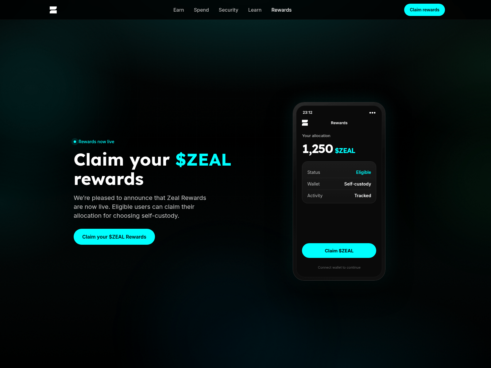 Screenshot of claims-zeal.app