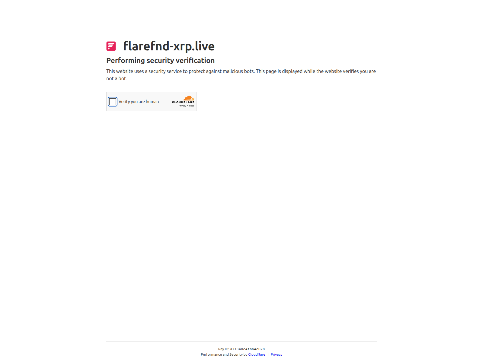 Screenshot of flarefnd-xrp.live