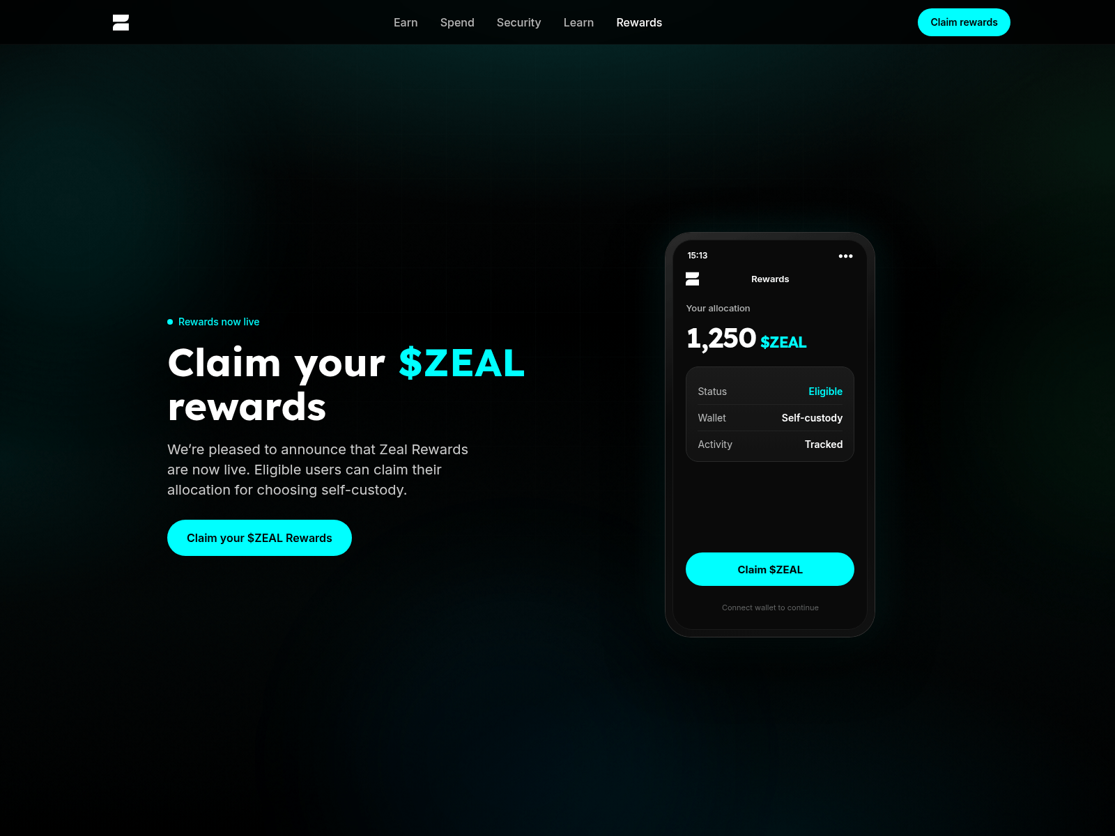 Screenshot of zealclaim.app