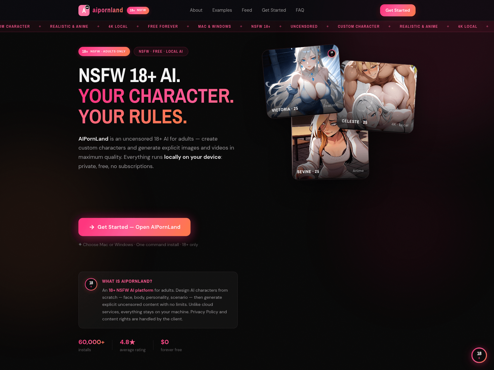 Screenshot of aipornland.cfd