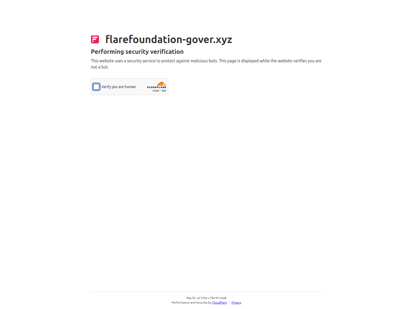 Screenshot of flarefoundation-gover.xyz