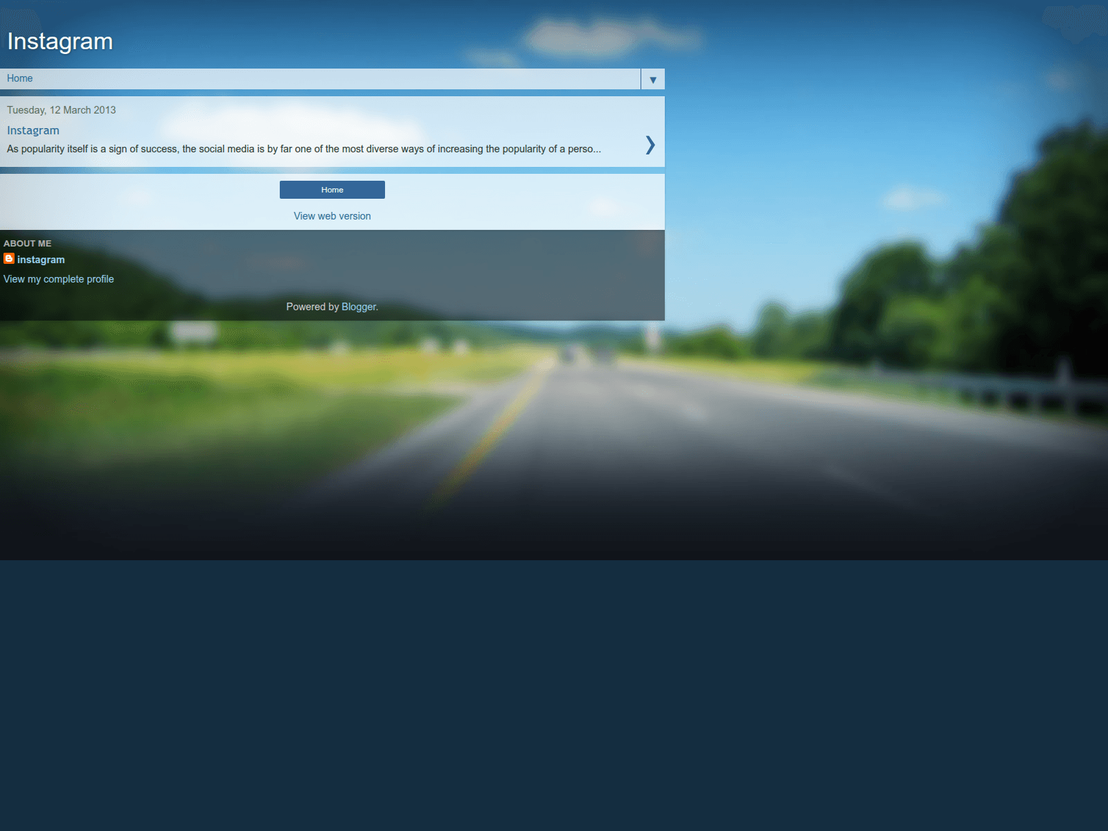 Screenshot of instagramlikescheap.blogspot.com