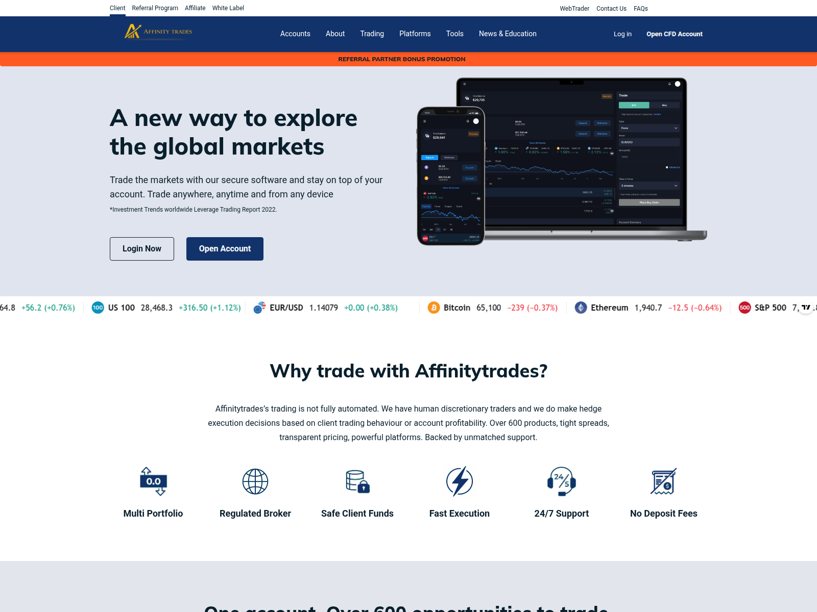 Screenshot of affinitytrades.online