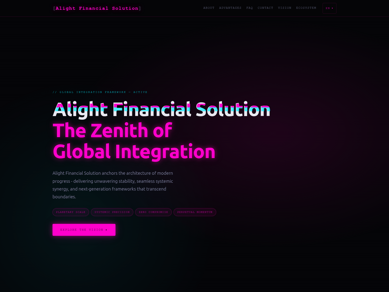 Screenshot of alightfinancialsolution.net