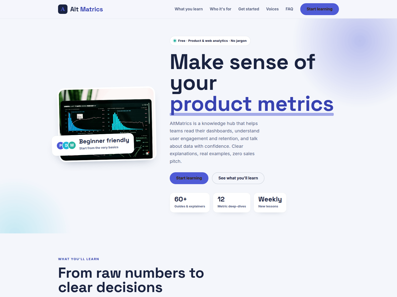 Screenshot of altmatrics.com