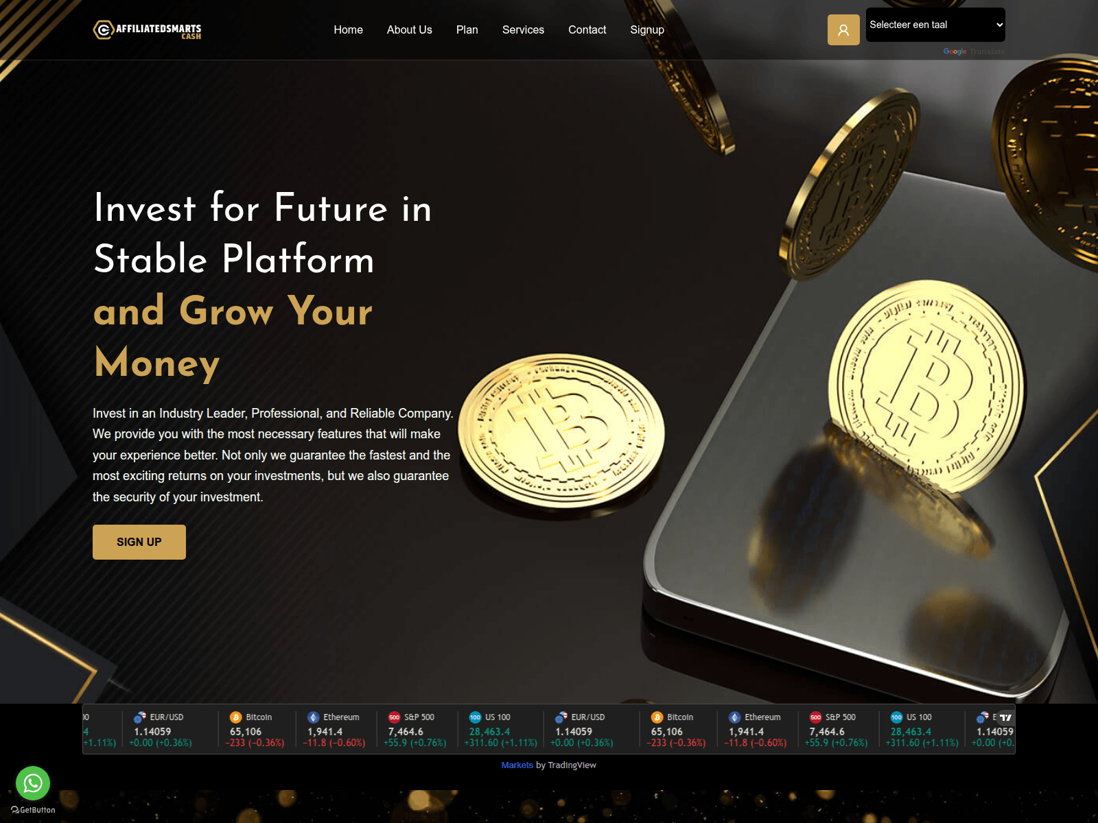 Screenshot of affiliatedsmartscashltd.com