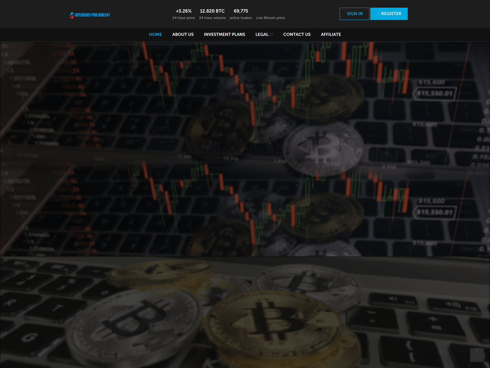Screenshot of affluenceprohub247.com