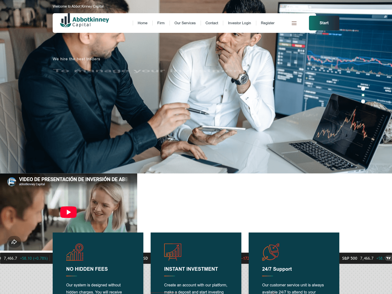 Screenshot of abbotkinneycapital.com