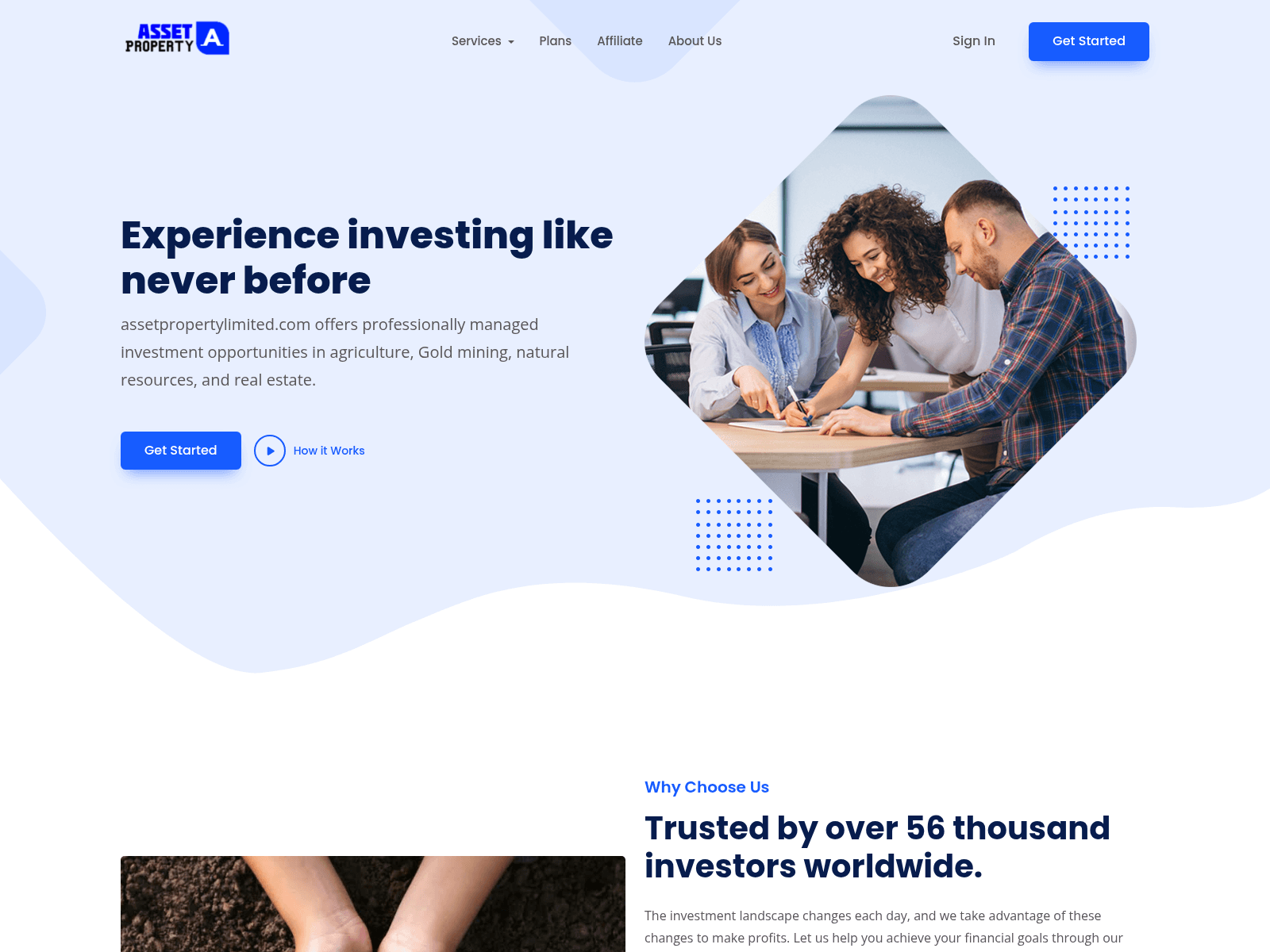 Screenshot of assetpropertylimited.com
