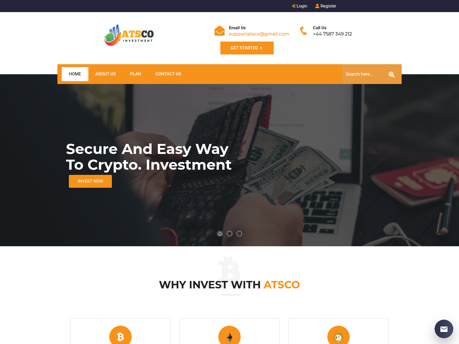 Screenshot of atscootrco.top