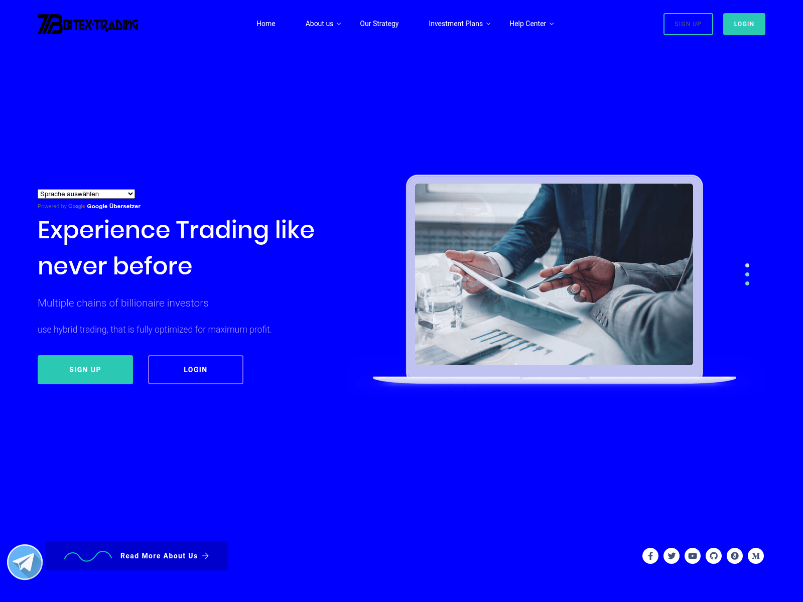 Screenshot of bitex-trading.com
