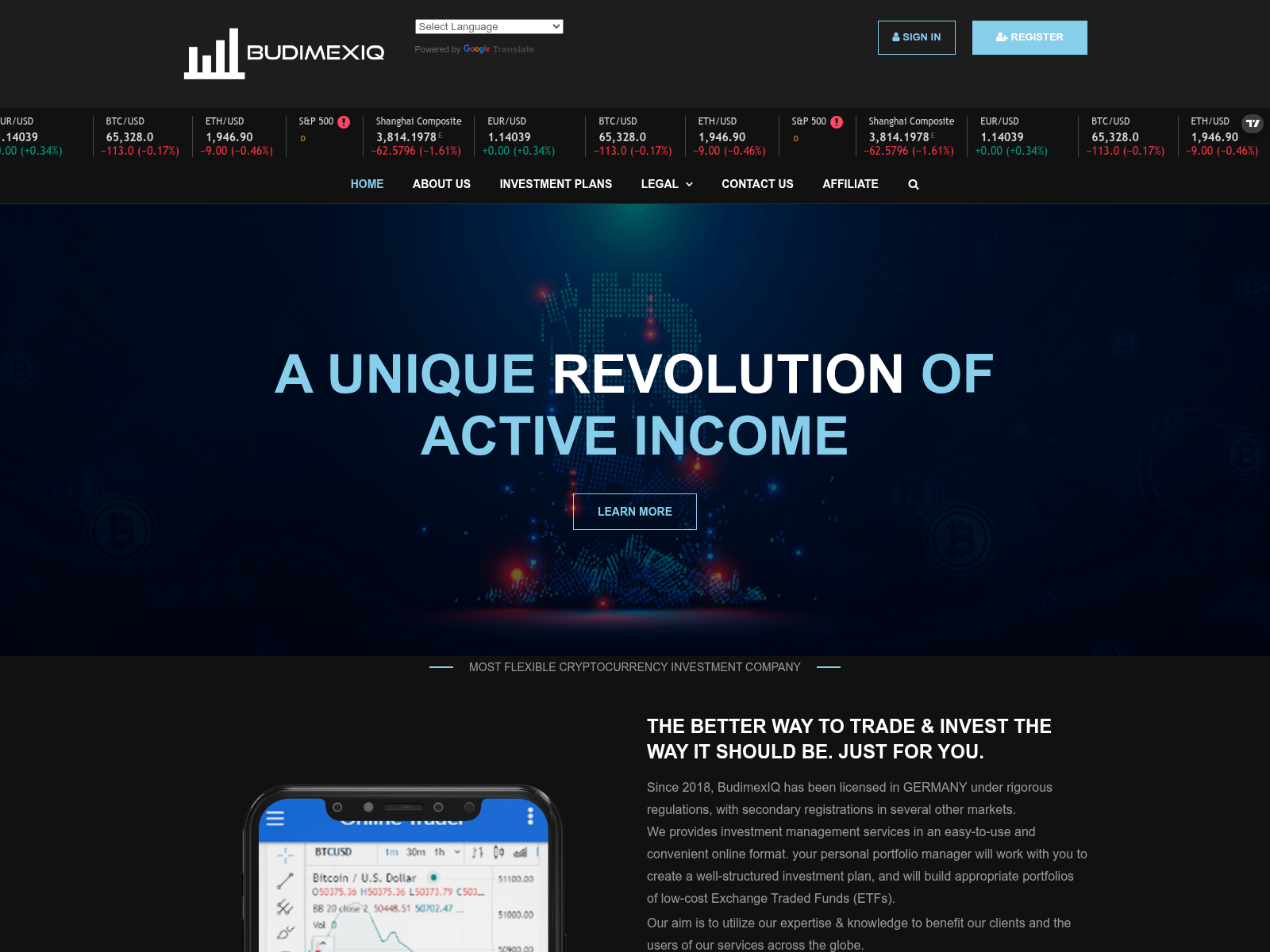 Screenshot of budimex-iq.com