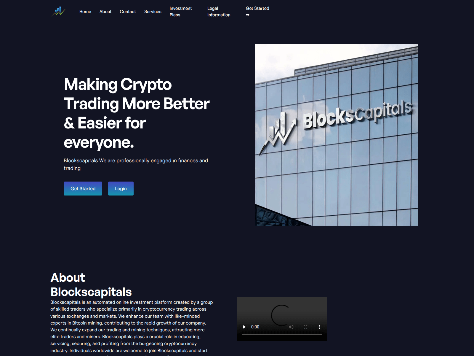 Screenshot of blockscapitals.ltd