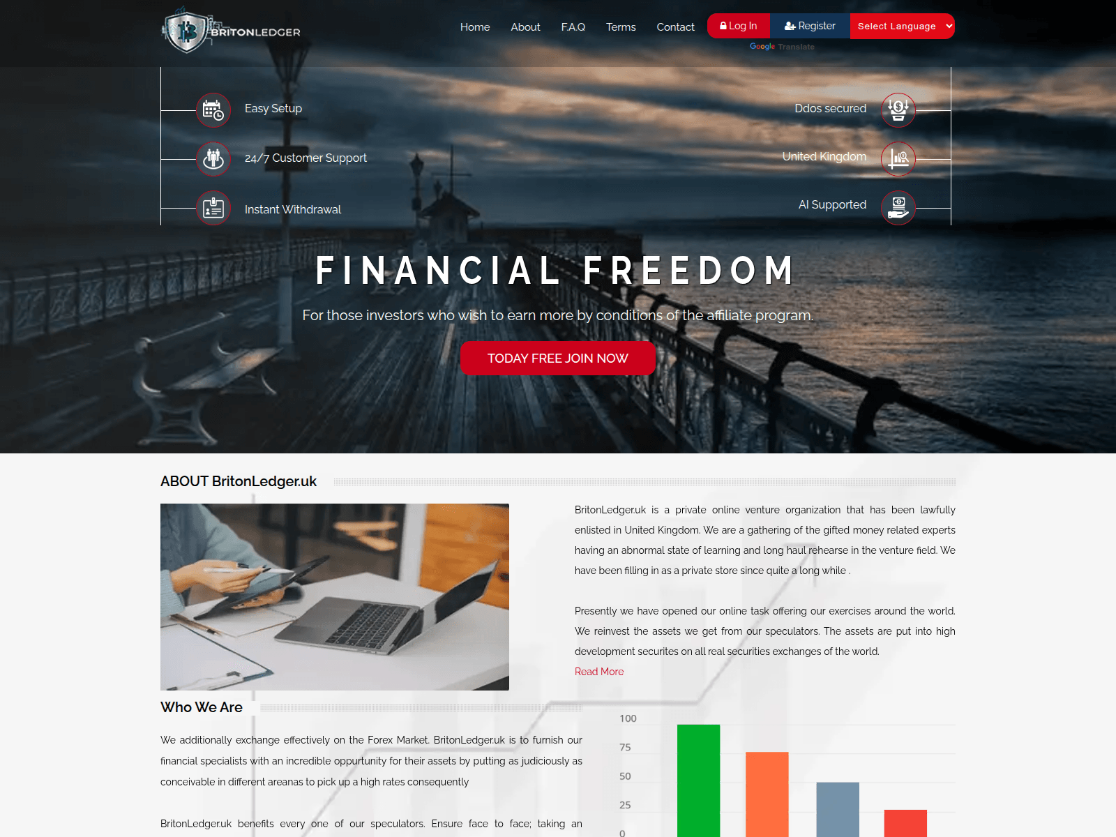 Screenshot of britonledger.uk