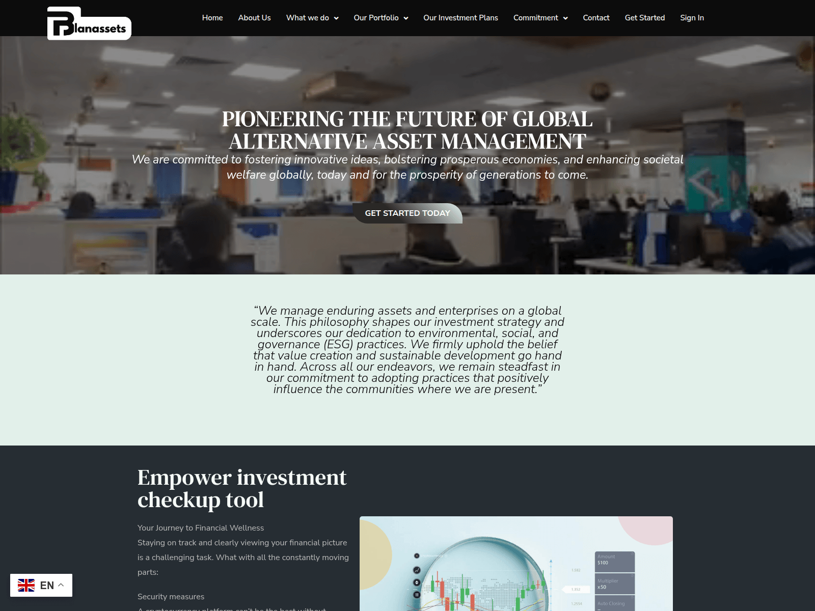 Screenshot of blan.blanassets.com
