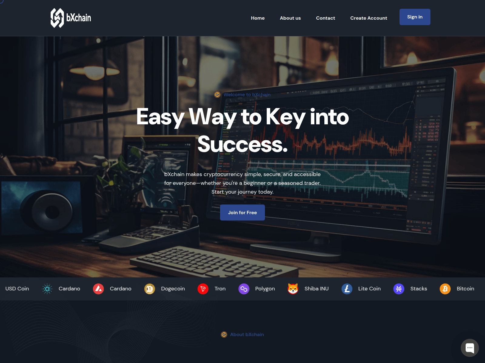 Screenshot of bxchains.uk