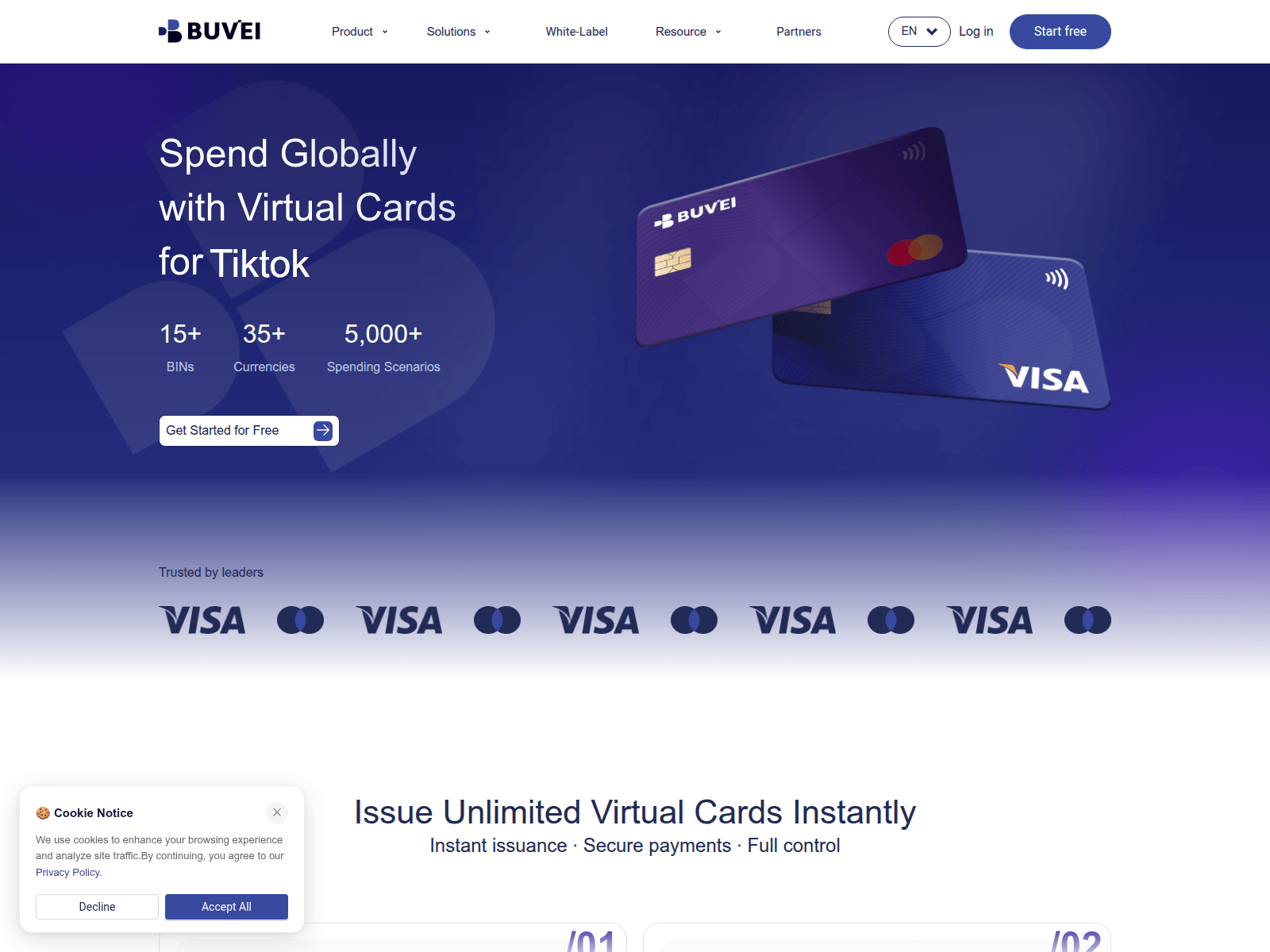 Screenshot of buvei.com