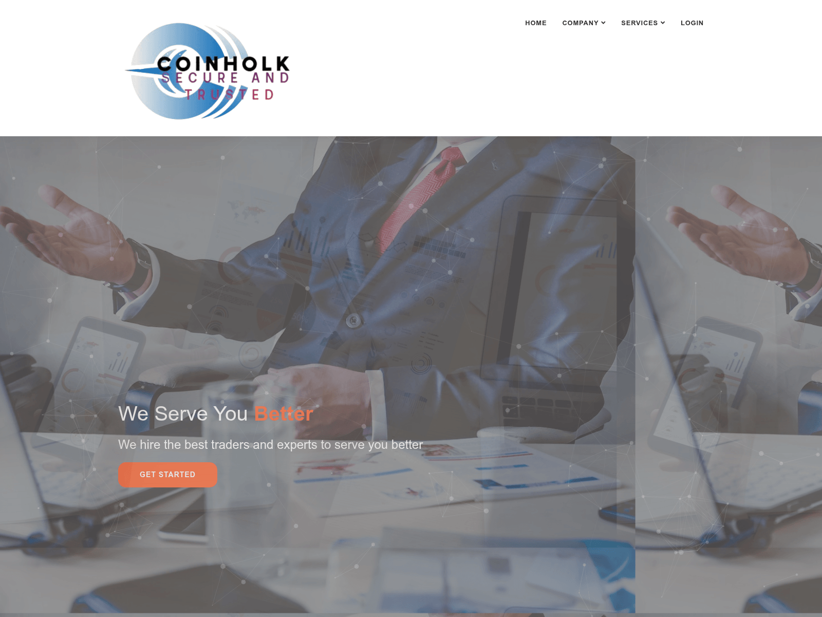 Screenshot of coinholk.net