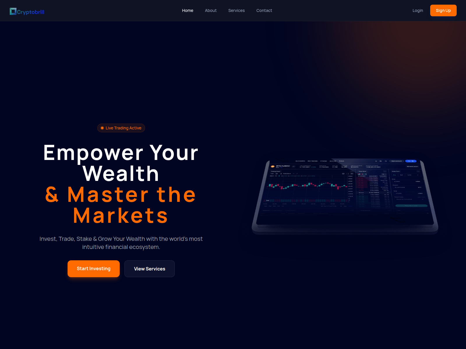 Screenshot of cryptobrill.net