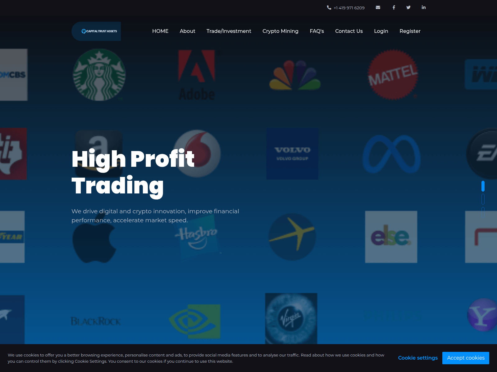 Screenshot of capitaltrustassets.online